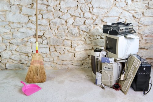 Sorting items during house clearance in Stratford