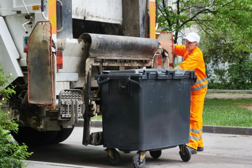 Eco-friendly disposal during garage clearance